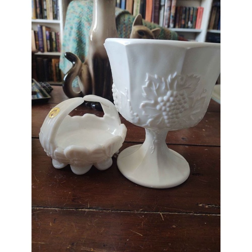 Vintage Westmoreland Milk Glass - MCM/Boho/Jungalow